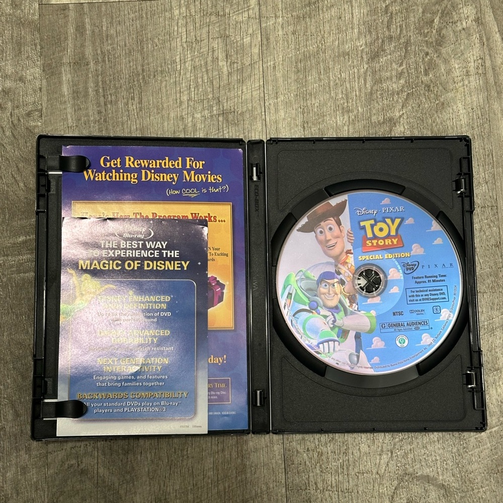 Toy Story Disney Pixar Movie animated DVD Children’s Kids Songs & Fabric Art Kit - Picture 5 of 8